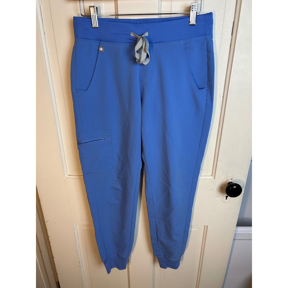 FIGS Zamorra Jogger Scrub Pants Blue XS Petite W18SW2005P